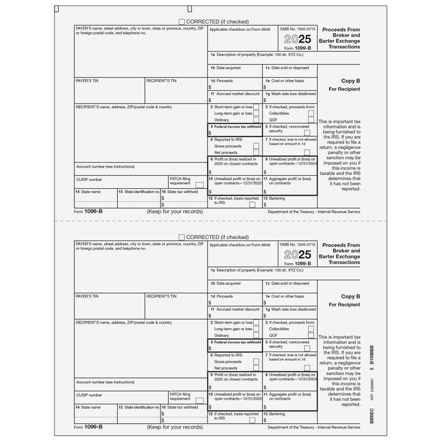 1099-R Distributions from Pensions, etc. - Copy C Recipient