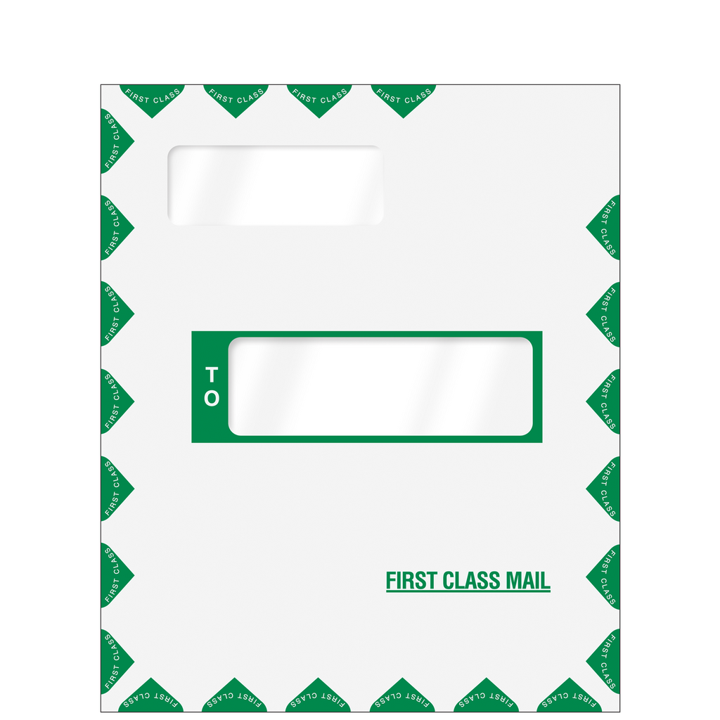 First Class Mailing Envelope (Peel & Close) Double Window