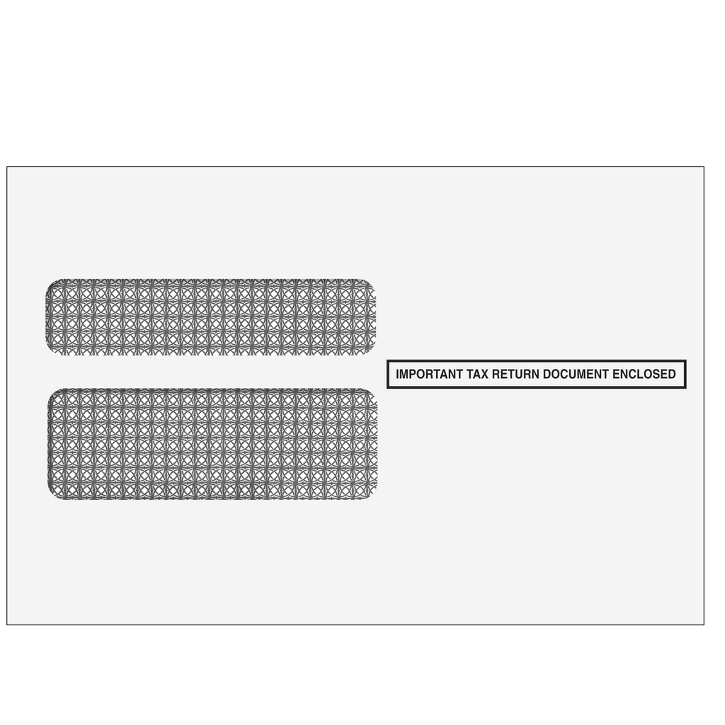 W-2 Double Window Envelope