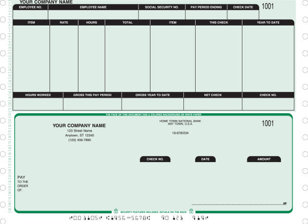 Peachtree Continuous Payroll Check