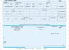 Peachtree Continuous Payroll Check (Boxed Headers in Stub)