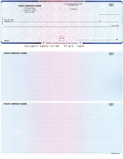 QuickBooks Quicken Microsoft Money Laser Multi-Purpose Check with Lines