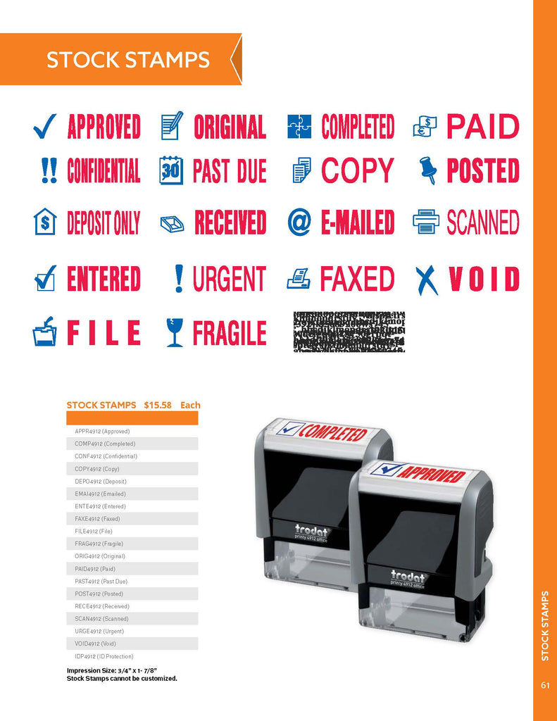 Stock Stamps