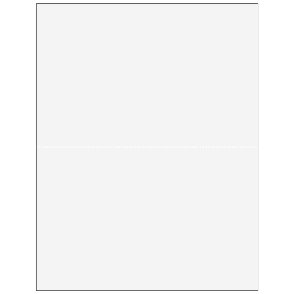 Blank 1099-INT Form (with Instructions on Both Back Panels) 2 up (2 Forms Per Page)