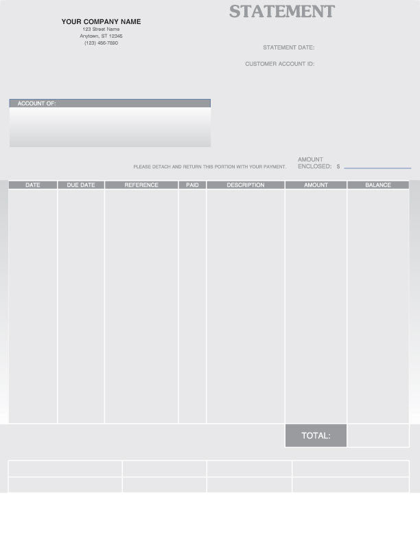 Peachtree Laser Statement (with due date) Form
