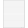 Blank W-2 Form - Horizontal (with Employee Instructions) 4up (4 Forms Per Page)