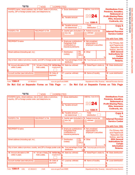 1099-R Distributions From Pensions, etc. - Copy A Federal