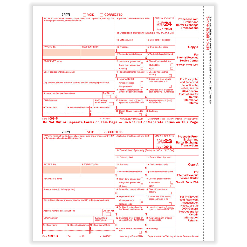 1099-B Proceeds From Broker and Barter Exchange Transactions- Copy A Federal