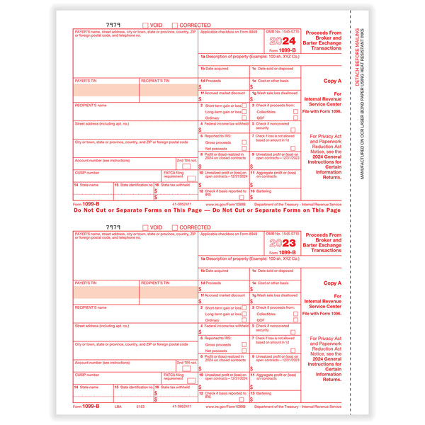 1099-B Proceeds From Broker and Barter Exchange Transactions- Copy A Federal