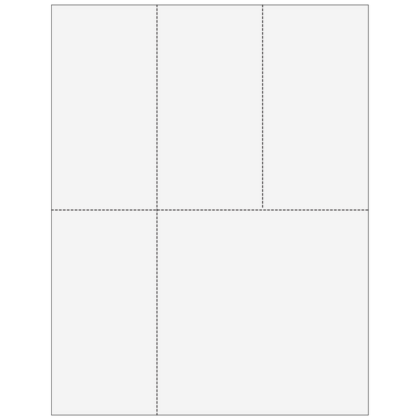 Blank Universal 4up W-2 & 1099 Form