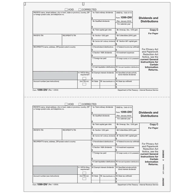 1099-DIV Dividends and Distributions - Copy C Payer
