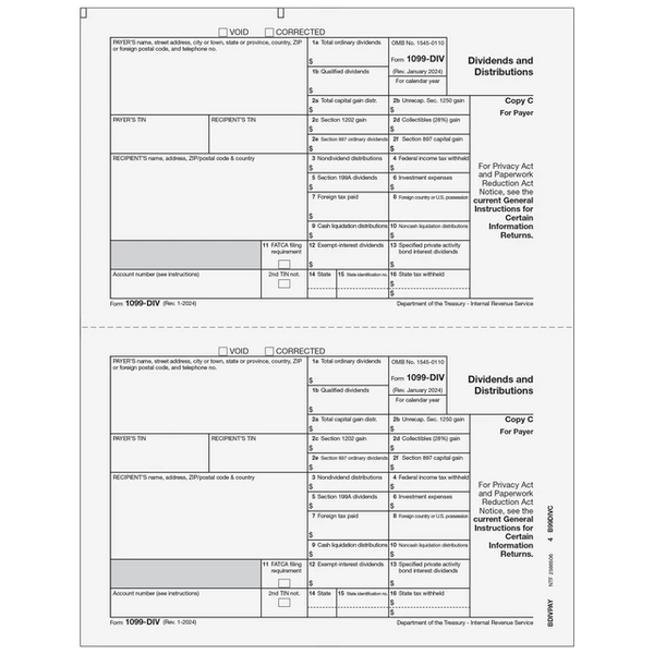 1099-DIV Dividends and Distributions - Copy C Payer