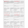 W-2 Laser Employee Copy 4-Up (One Employee Per Page)