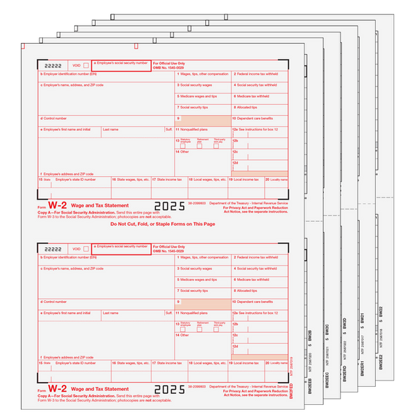 W-2  6 Part Laser Set