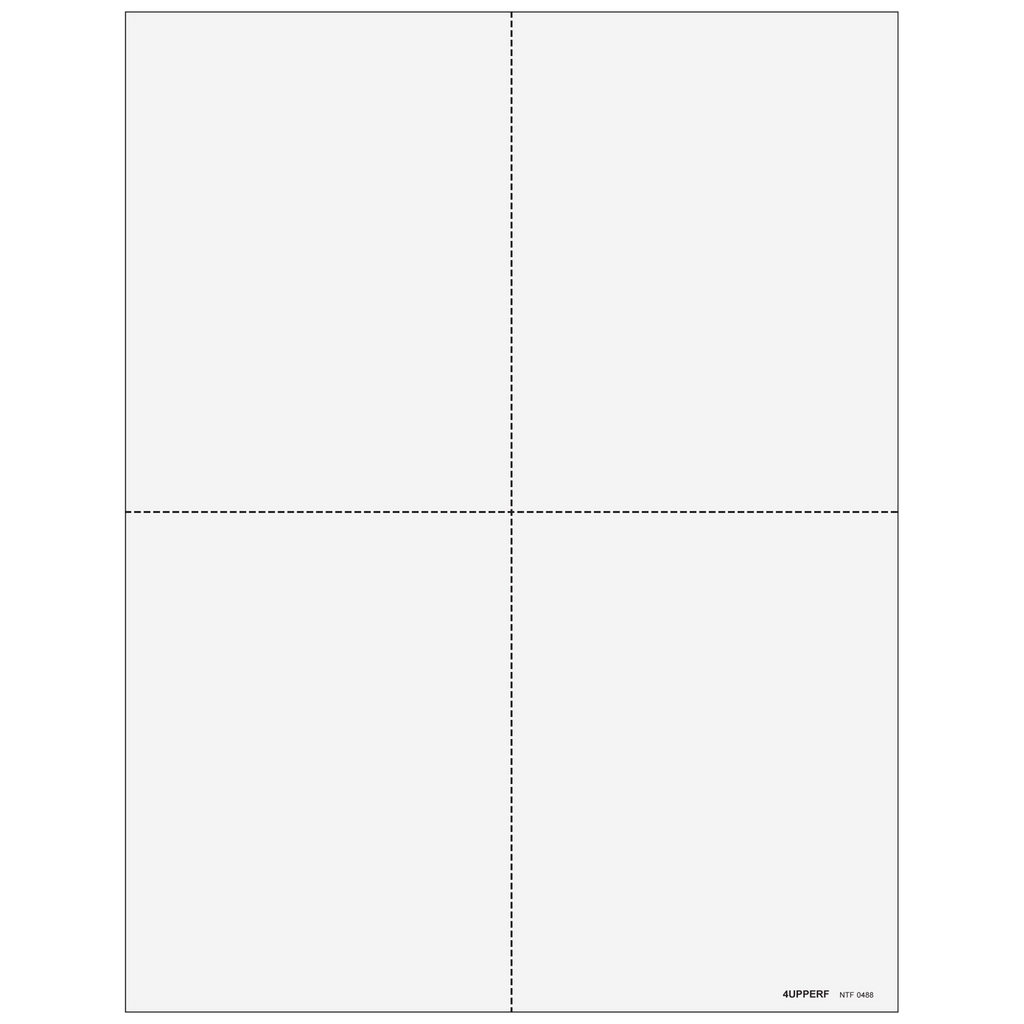 Blank Laser Paper For Tax Forms 4 Forms Per Page