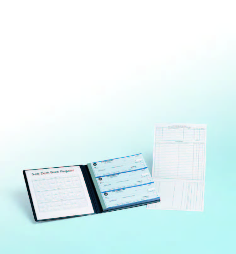 Desk Book / Compact Checks Package - 3 Checks Per Page