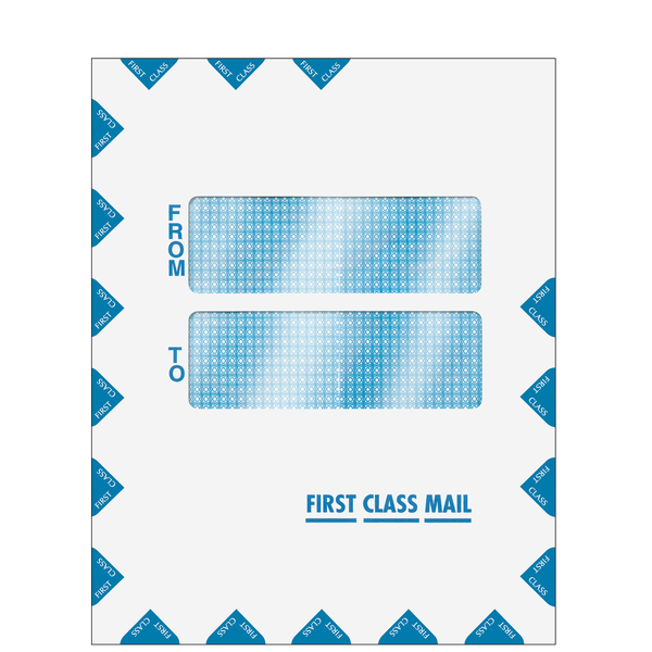 First Class Mail Envelope - Double Window